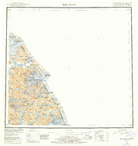 preview thumbnail of historical topo map of Juneau County, AK in 1953