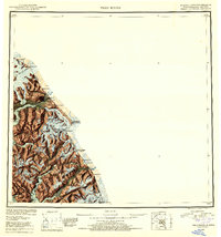 preview thumbnail of historical topo map of Juneau County, AK in 1953