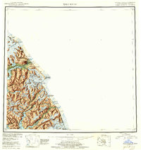 Download a high-resolution, GPS-compatible USGS topo map for Taku River, AK (1959 edition)