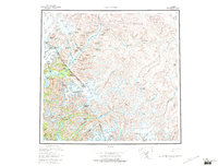 Download a high-resolution, GPS-compatible USGS topo map for Taku River, AK (1971 edition)
