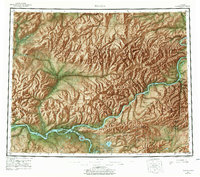 Topo map Tanana Alaska