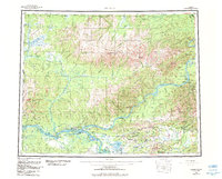 Topo map Tanana Alaska