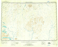 Topo map Taylor Mountains Alaska