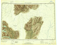 Topo map Taylor Mountains Alaska
