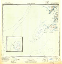 Topo map Trinity Islands Alaska