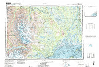 Topo map Tyonek Alaska