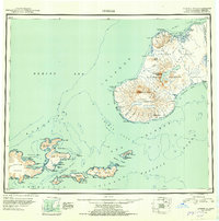 Topo map Unimak Alaska
