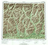 Topo map Wiseman Alaska