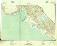 Download a high-resolution, GPS-compatible USGS topo map for Yakutat, AK (1954 edition)