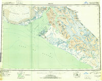 Download a high-resolution, GPS-compatible USGS topo map for Yakutat, AK (1952 edition)