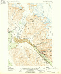Topo map Juneau B-2 Alaska