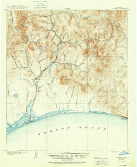 1907 Map of Solomon, 1951 Print