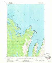 Topo map Afognak B-1 Alaska
