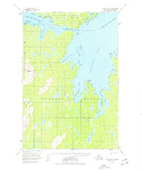 Topo map Afognak B-2 Alaska