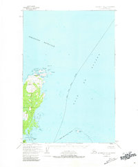 Topo map Afognak C-1 and C-2 Alaska