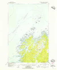 Topo map Afognak C-2 and C-3 Alaska