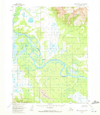 Topo map Ambler River A-5 Alaska