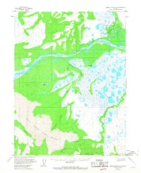 Topo map Ambler River A-6 Alaska