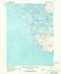 Topo map Baird Inlet A-7 Alaska