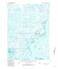 Topo map Baird Inlet B-2 Alaska