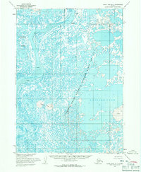 Topo map Baird Inlet B-7 Alaska