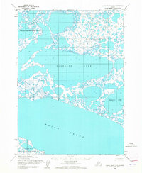 Topo map Baird Inlet D-5 Alaska