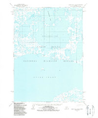 Topo map Baird Inlet D-6 Alaska