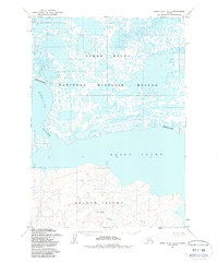 Topo map Baird Inlet D-7 Alaska