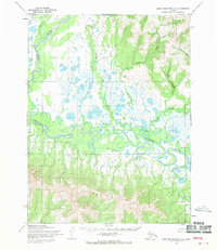 Topo map Baird Mountains A-4 Alaska