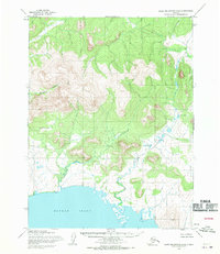 Topo map Baird Mountains A-6 Alaska