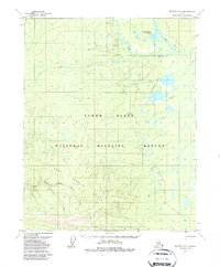 Topo map Beaver A-6 Alaska