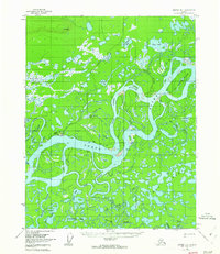 Topo map Beaver B-1 Alaska