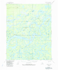 Topo map Beaver B-1 Alaska