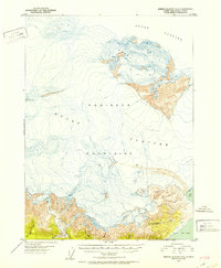 1951 Map of Yakutat County, AK, 1952 Print