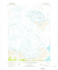 Topo map Bering Glacier A-2 Alaska