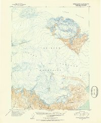 Topo map Bering Glacier A-2 Alaska