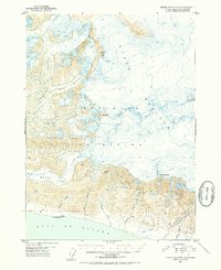 1950 Map of Yakutat County, AK, 1952 Print