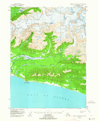 1948 Map of Yakutat County, AK, 1964 Print
