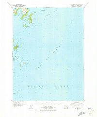 Topo map Blying Sound C-7 Alaska