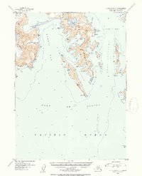 Topo map Blying Sound C-8 Alaska