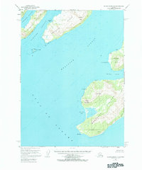 Topo map Blying Sound D-3 Alaska