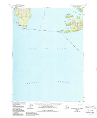 Topo map Blying Sound D-4 Alaska