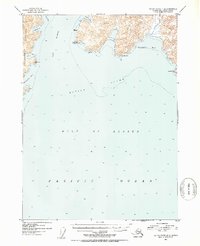 Download a high-resolution, GPS-compatible USGS topo map for Blying Sound D-6, AK (1954 edition)
