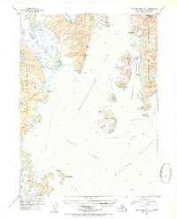 Topo map Blying Sound D-7 Alaska