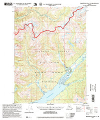 preview thumbnail of historical topo map of Prince of Wales-Hyder County, AK in 1995