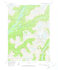 Download a high-resolution, GPS-compatible USGS topo map for Bradfield canal A-3, AK (1974 edition)