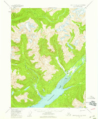 Topo map Bradfield canal A-4 Alaska