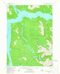Topo map Bradfield canal A-6 Alaska