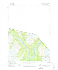 Topo map Bradfield canal B-3 Alaska