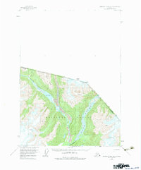 Download a high-resolution, GPS-compatible USGS topo map for Bradfield canal B-3, AK (1983 edition)